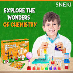 SNEKI 99+ Science Experiment Kit and Home Experiment Kit for kids above 9 year