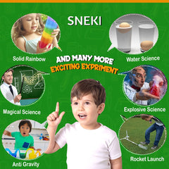 SNEKI 99+ Science Experiment Kit and Home Experiment Kit for kids above 9 year
