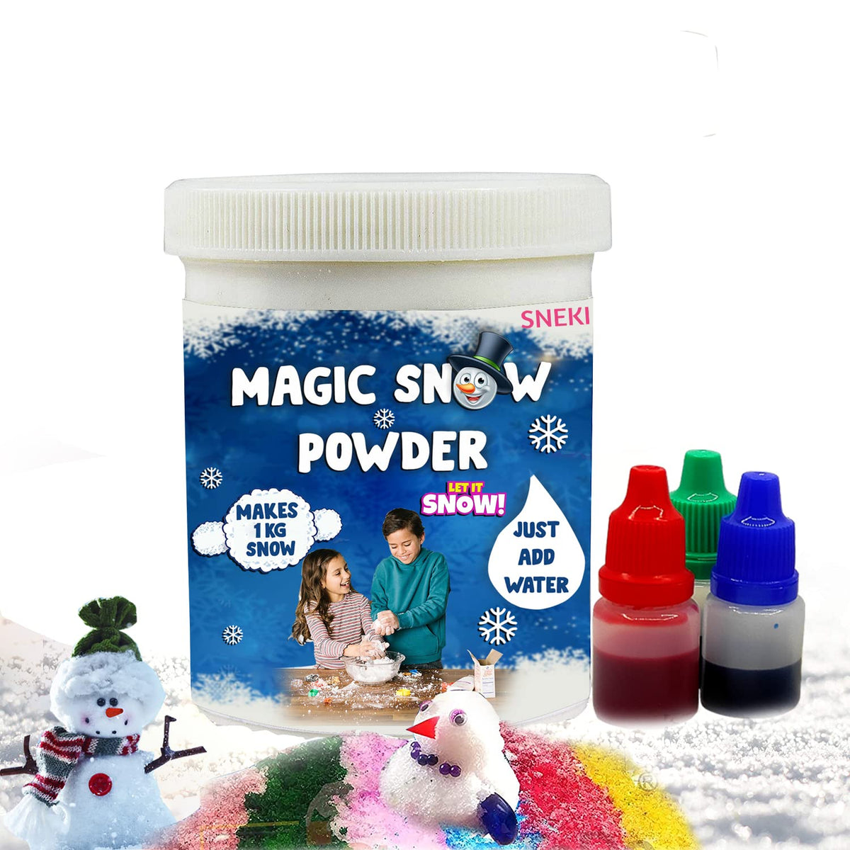 SNEKI | Artificial Snow making powder on livebetterindia.com 