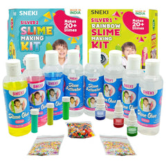 SNEKI Multicolor Scented DIY Slime Making Kit for Kids at Home Slime Making Set