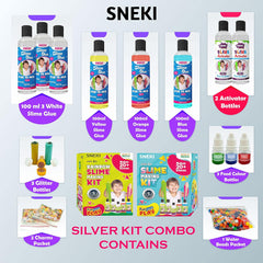 SNEKI Multicolor Scented DIY Slime Making Kit for Kids at Home Slime Making Set