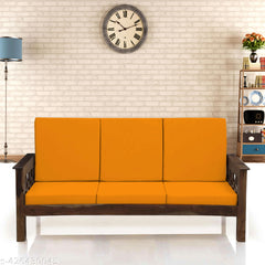 LAZI 3 Seater Sofa seat Cover Stretchable Sofa Cushion Cover Set for Wooden Sofa