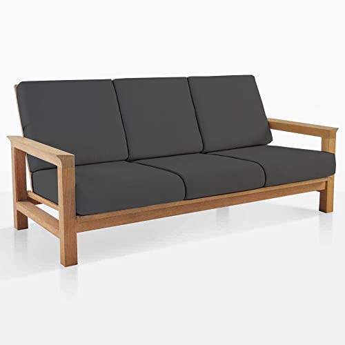 Hotkei | Dark Grey 3 seater sofa cover on livebetterindia.com