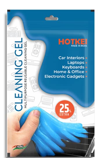 HOTKEI Pack of 2 Super Clean Magical Universal Cleaning Slime Gel for Keyboard, Laptops, Car Accessories, Electronic Products