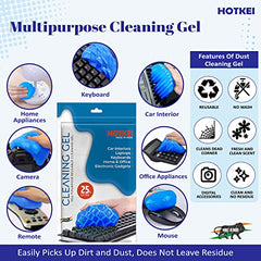 HOTKEI Combo of 100ml Laptop Screen Cleaning Liquid Keyboard Cleaning Gel for PC Laptop Tablet Phone Screen Camera dust Dirt Cleaner Cleaning Gel Jelly Liquid Spray for Laptop Cleaning kit with Cloth