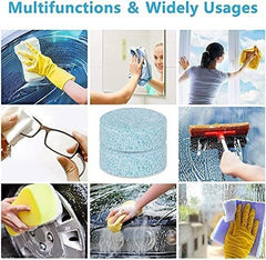 HOTKEI Combo of 100gm car cleaning gel+10 car glass cleaning tablets for Car Wash