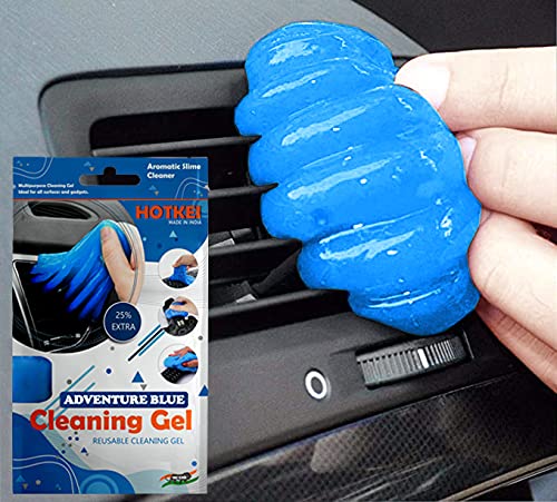 HOTKEI Aqua Scented Multipurpose Car Interior Ac Vent Keyboard Laptop Dirt Dust Cleaner Cleaning Gel Kit Jelly for Car Dashboard Keyboard Computer Electronics Gadgets Cleaning Cleaner Kit