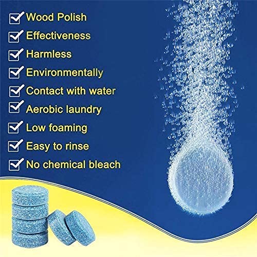 HOTKEI Combo of 100gm car cleaning gel+10 car glass cleaning tablets for Car Wash