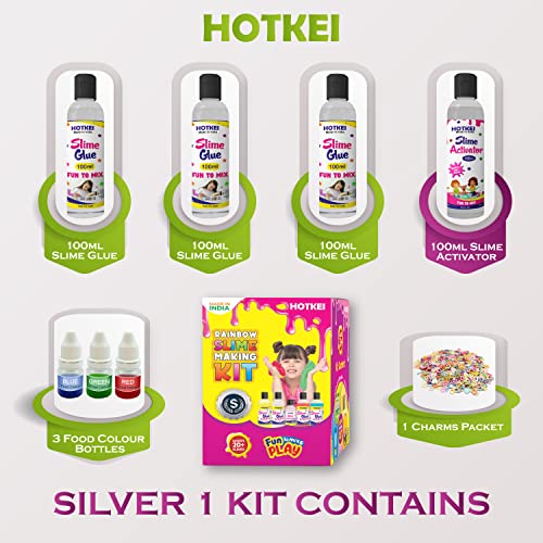 HOTKEI DIY Magic Slime Making Kit Activator 1 Glue 3 P4