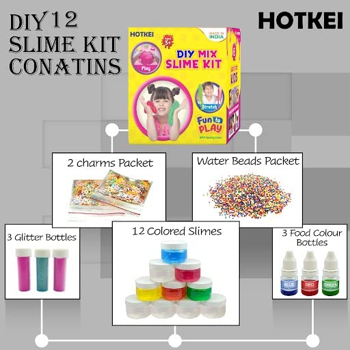 Hotkei | What is included in a slime kit on livebetterindia.com