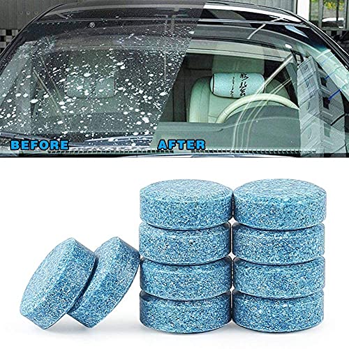 HOTKEI Combo of 100gm car cleaning gel+10 car glass cleaning tablets for Car Wash